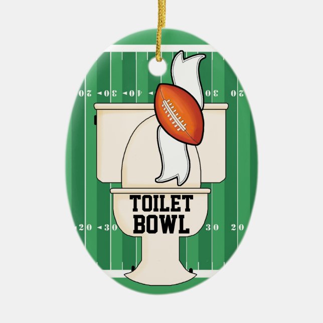Sports - Toilettes BOWL - SRF Ornement en céramiqu (Devant)