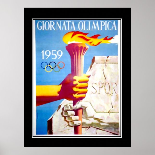 SPORTS torch Vintage Poster (Front)