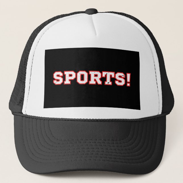 Sports Trucker Hat (Front)