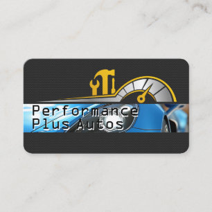 Sports Vehicle Auto Care Serivices Business Card