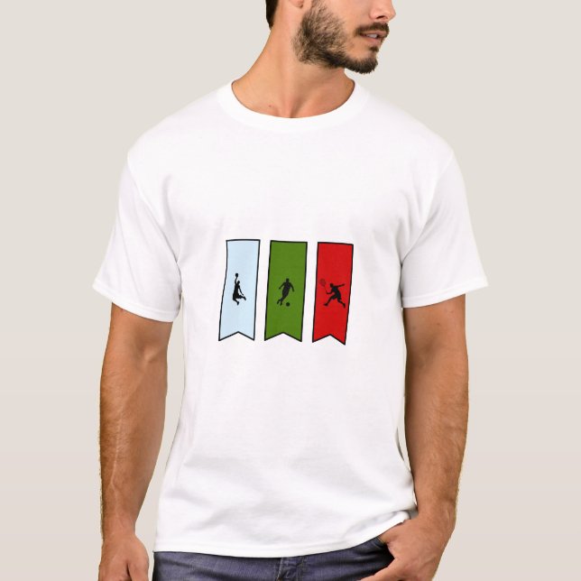 Sports Vibes – Fitness & Game Lover Collection T-Shirt (Front)