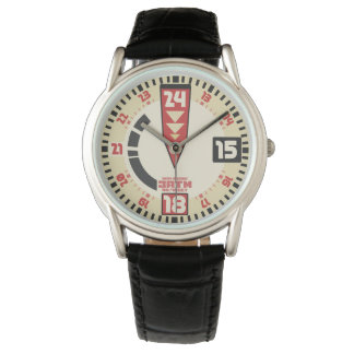 Sports vintage aviator military style watch