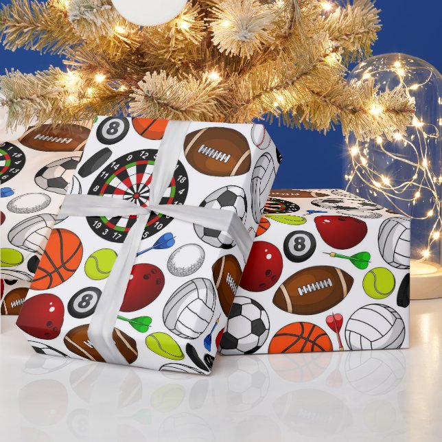 Sports  wrapping paper (Holidays)