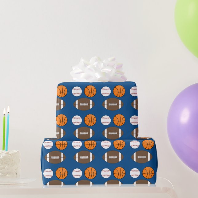Sports Wrapping Paper  (Party Gifts)