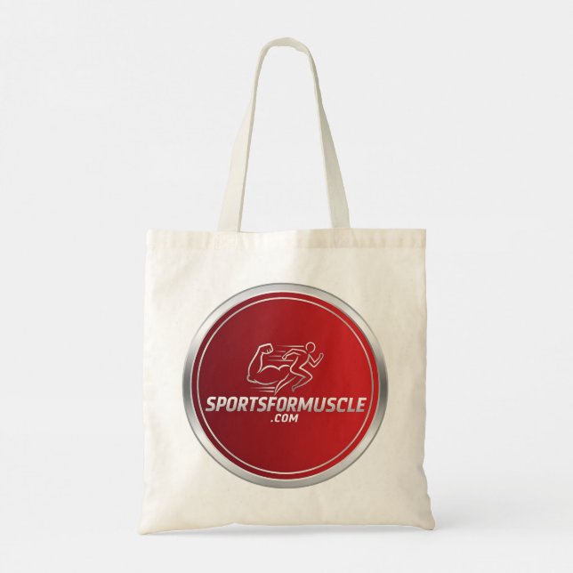 SportsforMuscle  tote bag (Back)