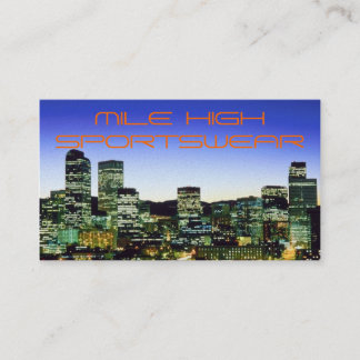 Sportswear Business Card