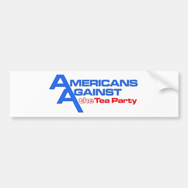 Sporty AATTP logo on White Bumper Sticker (Front)