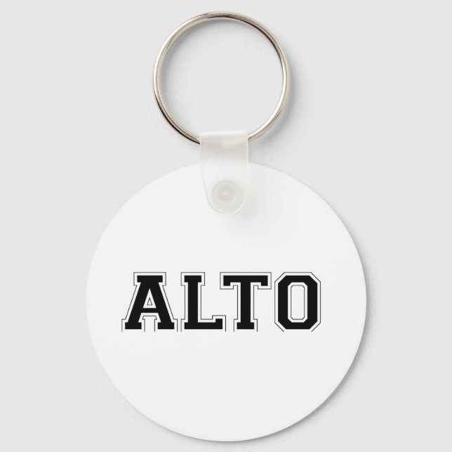 Sporty Alto Keychain (Front)
