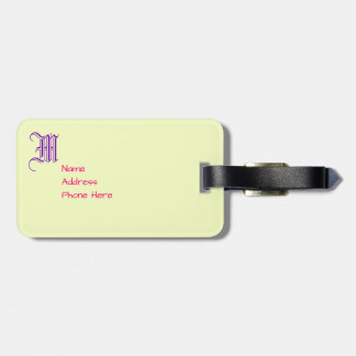 Sporty Bicycle Travel Bag Tag Template