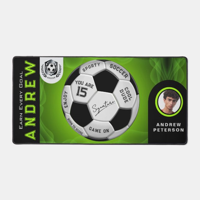 Sporty Birthday Gift For Men | Custom Soccer (Recto)