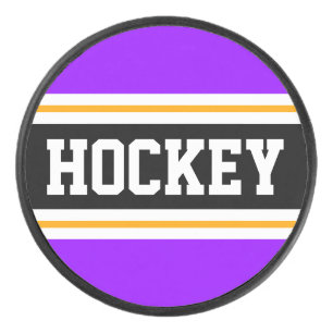 Sporty Bright Violet Orange Noir HOCKEY Rayures