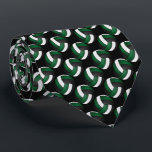 Sporty Dark Green, Black and White Volleyball Tie<br><div class="desc">Men's Tie. ⭐ 100% Customizable. If you need further customization, please click the "Customize it" button and use our design tool to resize, rotate, change colours, add text and more. Made with high resolution vector and/or digital graphics for a professional print. NOTE: (THIS IS A PRINT. All zazzle product designs...</div>