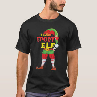 SPORTY Elf Family Christmas Gift - Funny Gift Paja T-Shirt