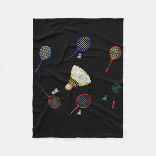 Sporty Family Matching Badminton Shuttle Sports Pl Fleece Blanket