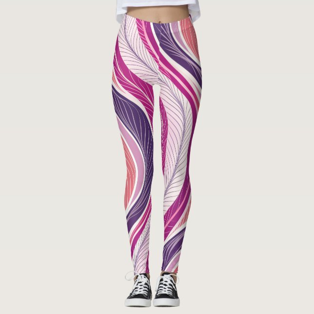 Sporty Feminine Seamless Pattern for Leggings and  (Front)