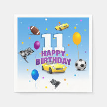 Sporty Happy Birthday | BLUE