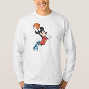 Sporty Mickey Dunking Basketball T-Shirt