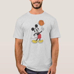 Sporty Mickey Spinning Basketball T-Shirt