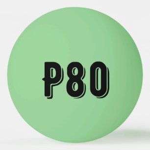 Sporty monogrammed P80 Ping Pong Ball