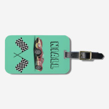 Sporty Race Car Personalized