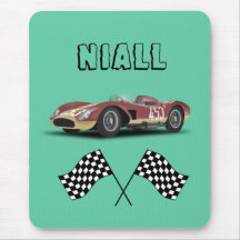 Sporty Race Car Personalized