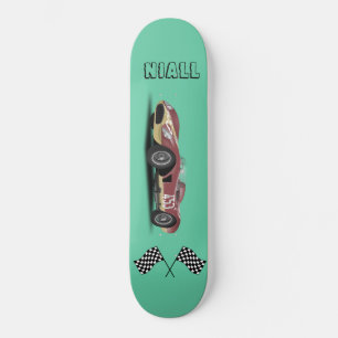 Sporty Race Car  Skateboard