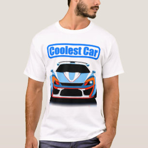 Sporty Racing Car in Vibrant Colours T-Shirt