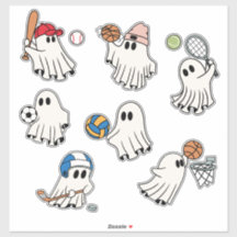 Sporty Spectral Fun Cute Ghost Pack