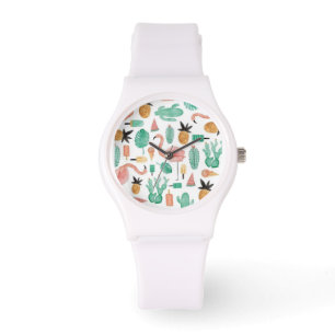 Sporty Watch Summer Print Girl Woman