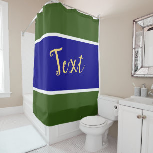 Sporty Wide Royal Blue White Forest Green Stripes