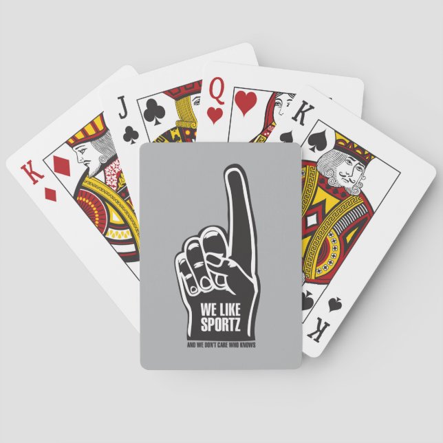 Sportz 2 playing cards (Back)