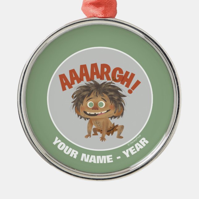 Spot AAAARGH! Metal Ornament (Front)