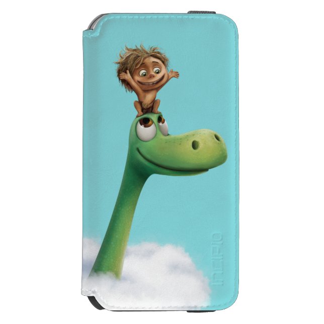 Spot And Arlo Head In Clouds Incipio iPhone Wallet Case (Folio Front)