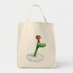 Spot And Arlo Head In Clouds Tote Bag