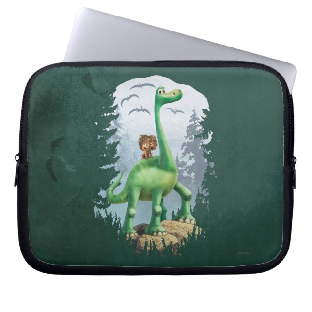 Spot And Arlo In Forest Laptop Sleeve (Front)