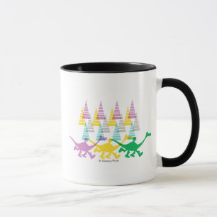 Spot and Arlo Purple Yellow Green Trees Mug