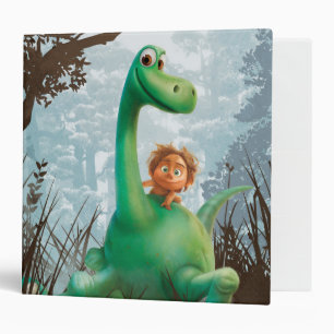 Spot And Arlo Walking Through Forest Binder