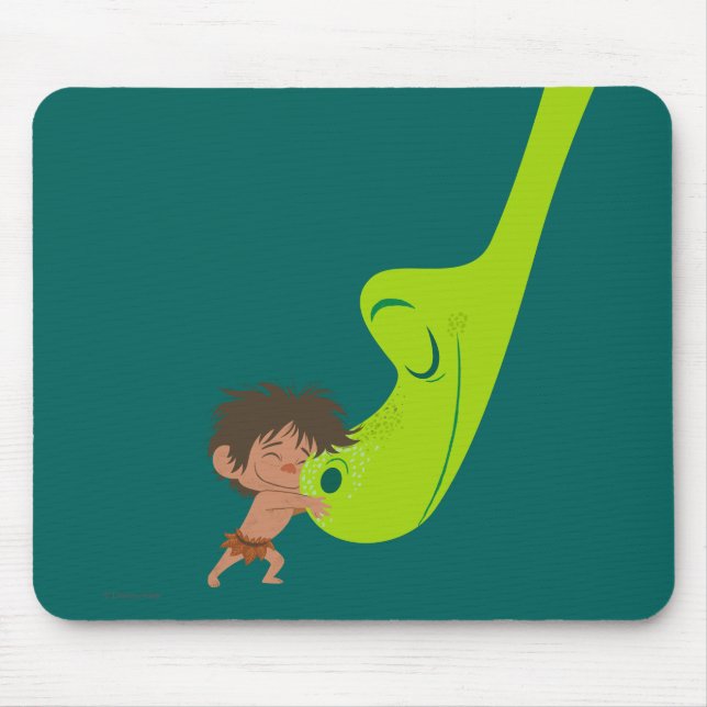 Spot Hugs Arlo Mouse Pad (Front)
