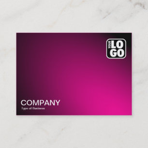 Spot lamp Illuminated - Hot Pink Business Card