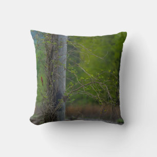 Spot Of Red Throw Pillow