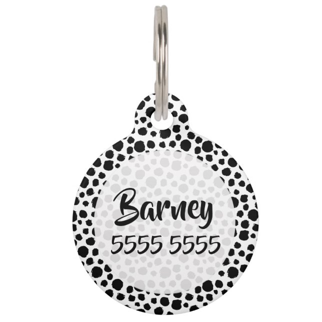 Spot Pet Dog Cat Identification Personalized Tag (Front)