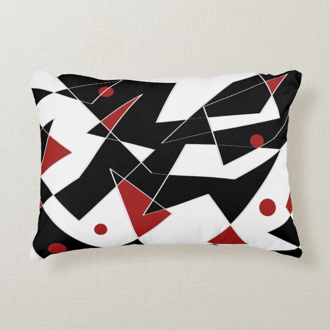 Spot the Red Balls Accent Pillow (Front)