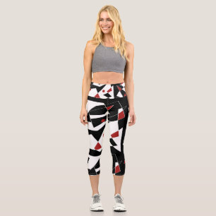 Spot the Red Balls Capri Leggings