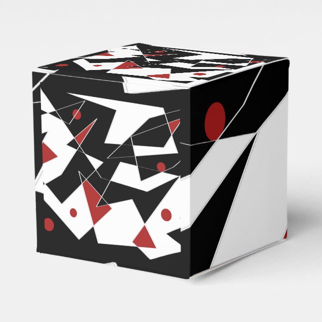 Spot the Red Balls  Favor Box (Front Side)
