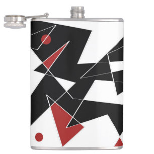 Spot the Red Balls Hip Flask