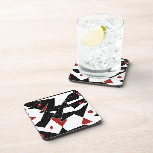 Spot the Red Balls Plastic Coaster