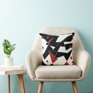Spot the Red Balls Throw Pillow