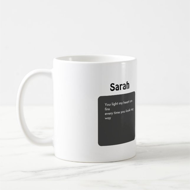 Spotify Mug Couples Gift for him Valentines day, (Left)