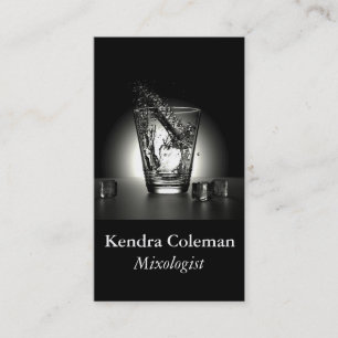 Spotlight Drink Mixologist Bartender  Business Card