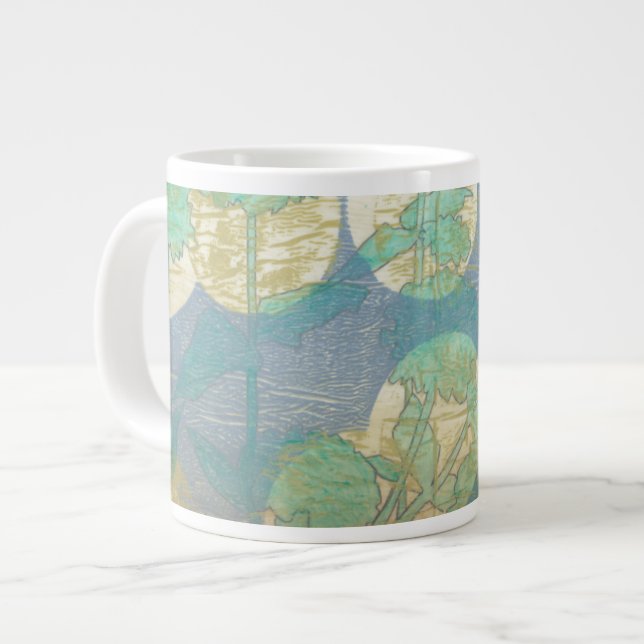 Spotlight Floral I Large Coffee Mug (Front Left)
